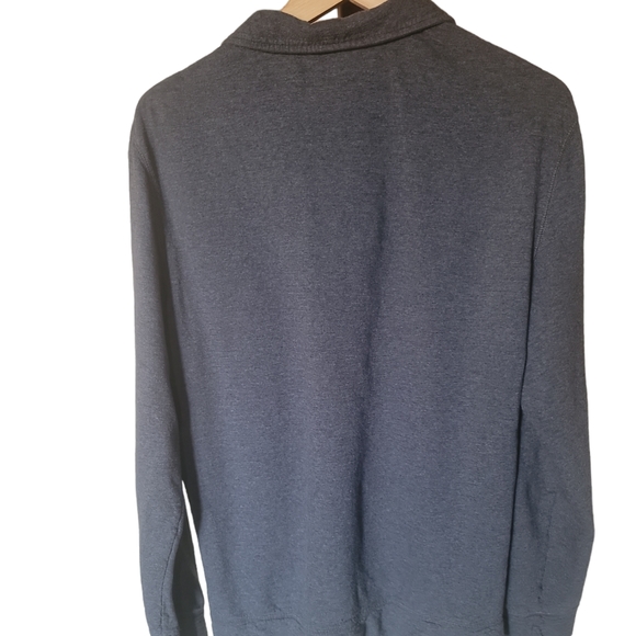 Calvin Klein Men’s ¼ Zip Pullover Sweater top ribbed texture size large - Picture 2 of 4